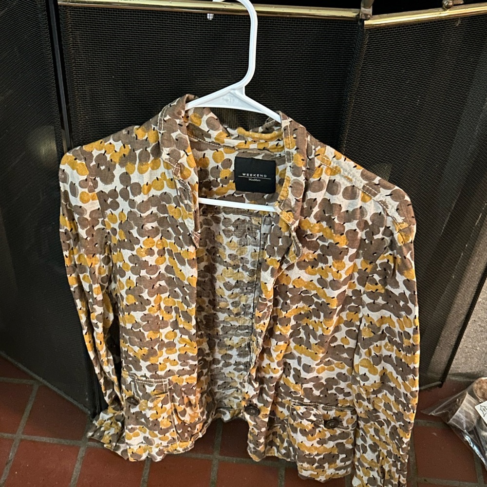 MaxMara Multicolor Patterned Blazer